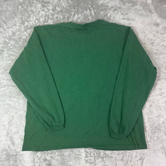 Notre Dame Adidas Long Sleeve T Shirt Men's L Green Fighting Irish - Picture 2 of 7